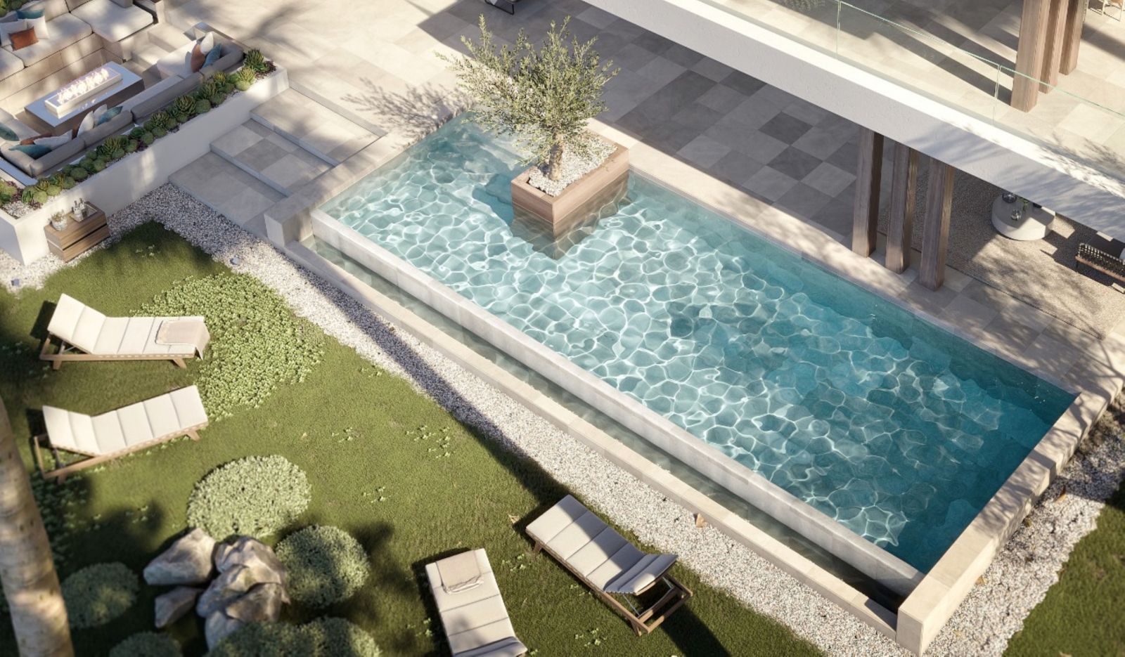 06 modern poolside patio